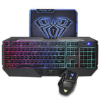 Backlit Keyboard Mouse Set