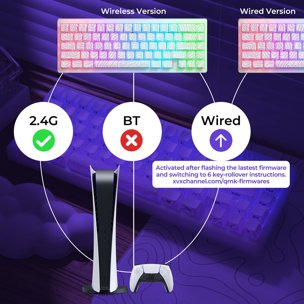 JadeStone Mechanical Keyboard With IMD-Tech Keycaps