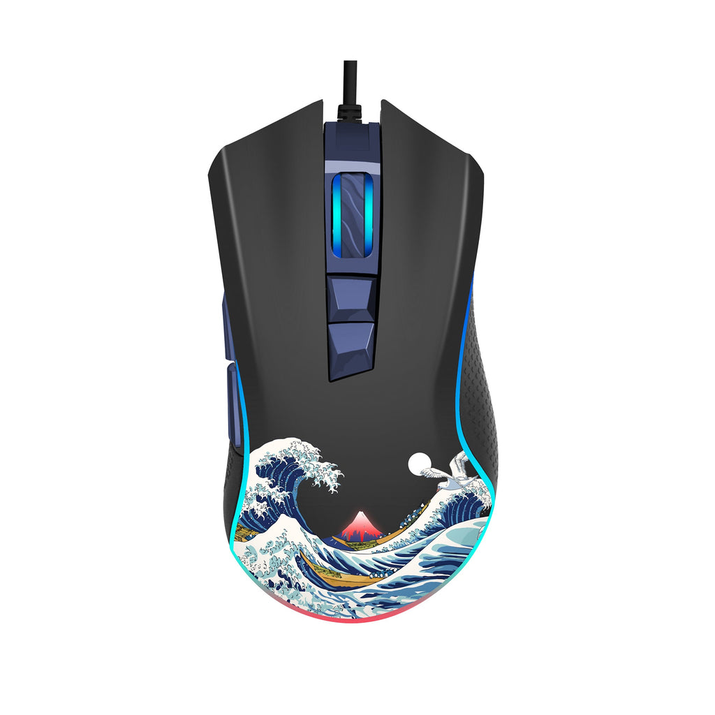XVX G705 Kanagawa Themed Gaming Mouse™ (Wired)