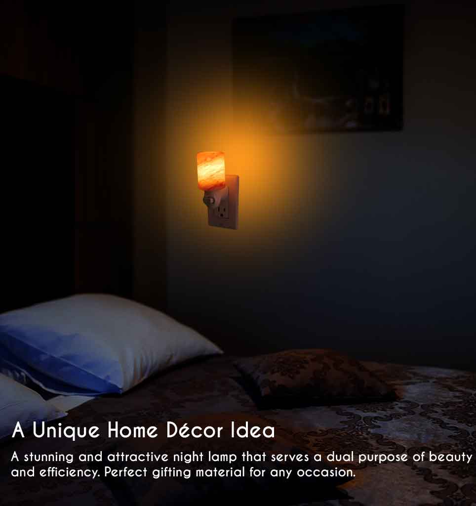 Pride of India Crystal Salt Night Lamp