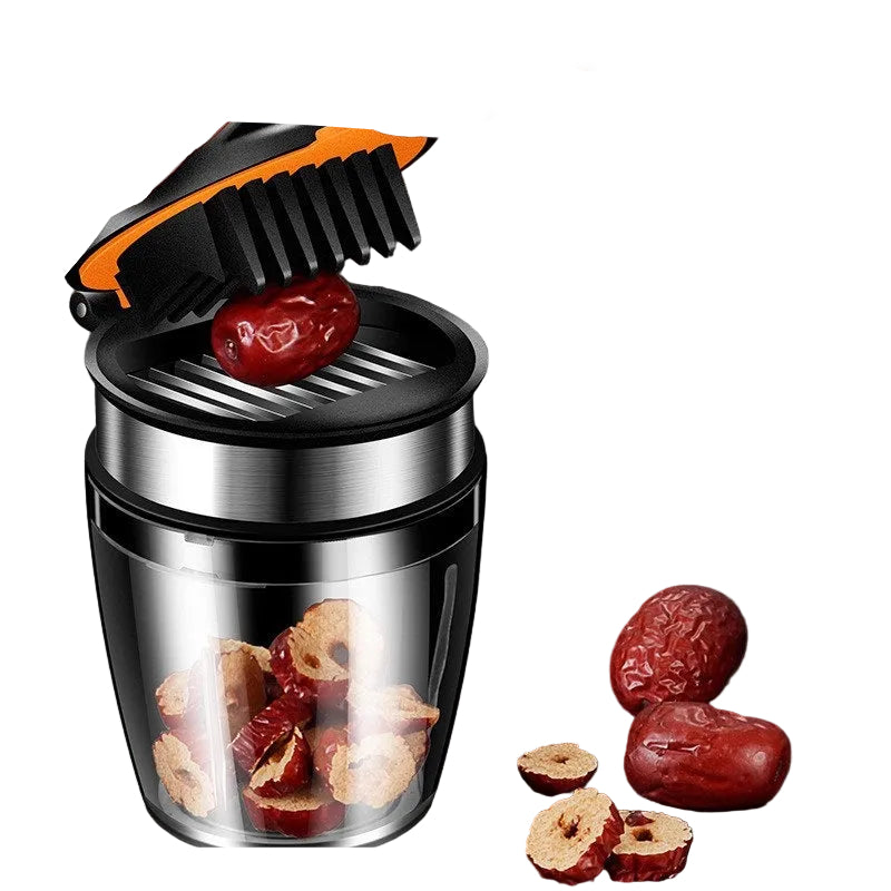 Kitchen Gadget with Integrated Fruit Cutter