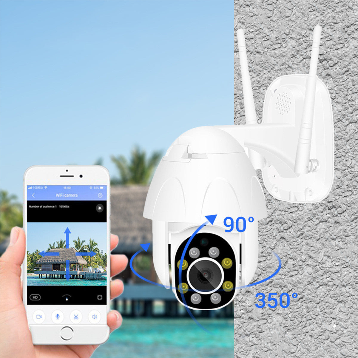360° Night Vision Security Camera