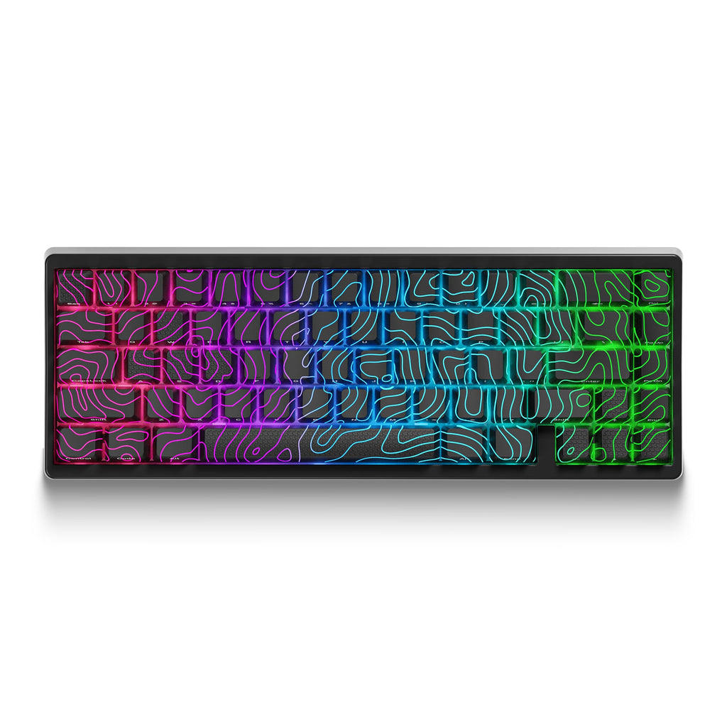 XVX M67 JadeStone Mechanical Keyboard (Interstellar Black)