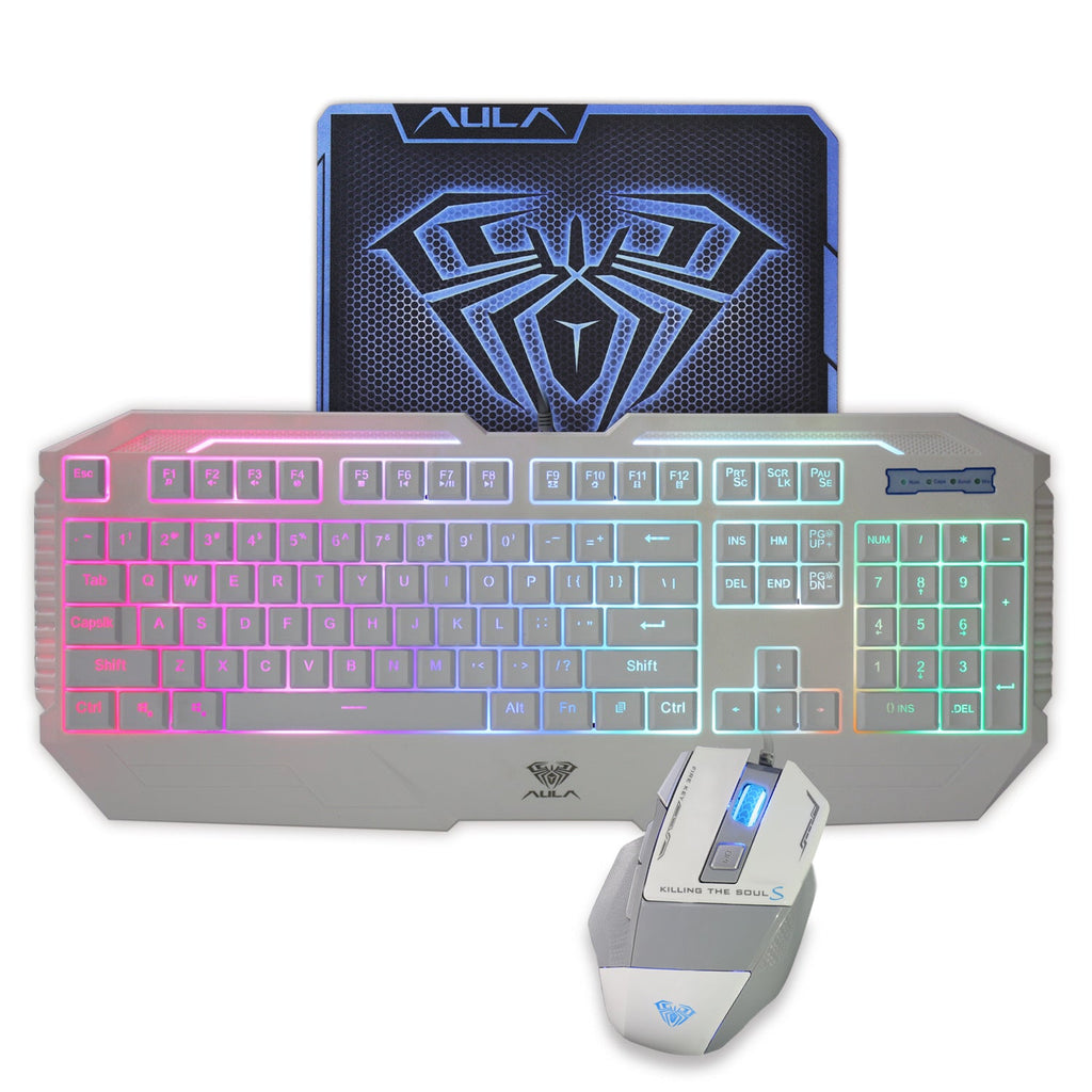 Backlit Keyboard Mouse Set