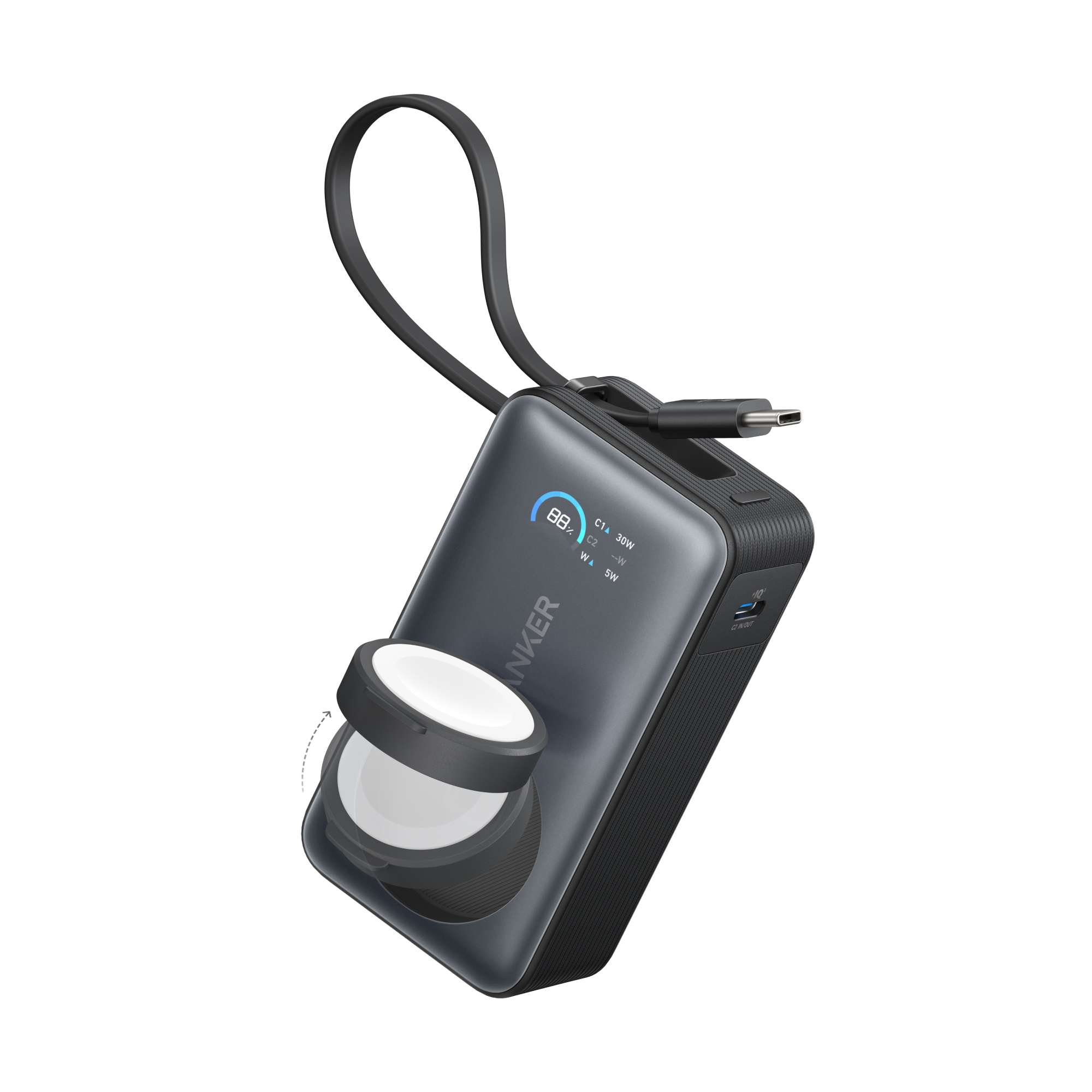 Anker MagGo Power Bank (10K, 35W, For Apple Watch