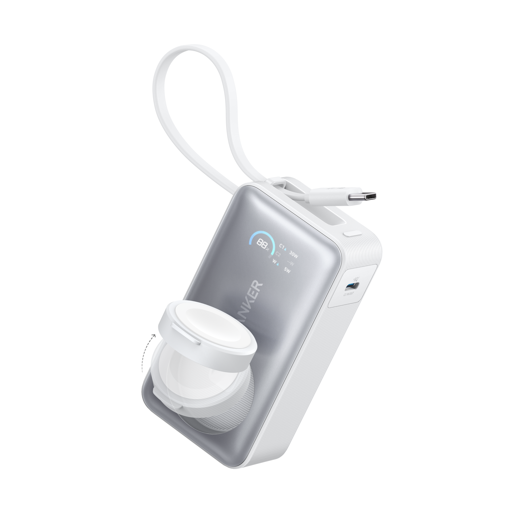 Anker MagGo Power Bank (10K, 35W, For Apple Watch