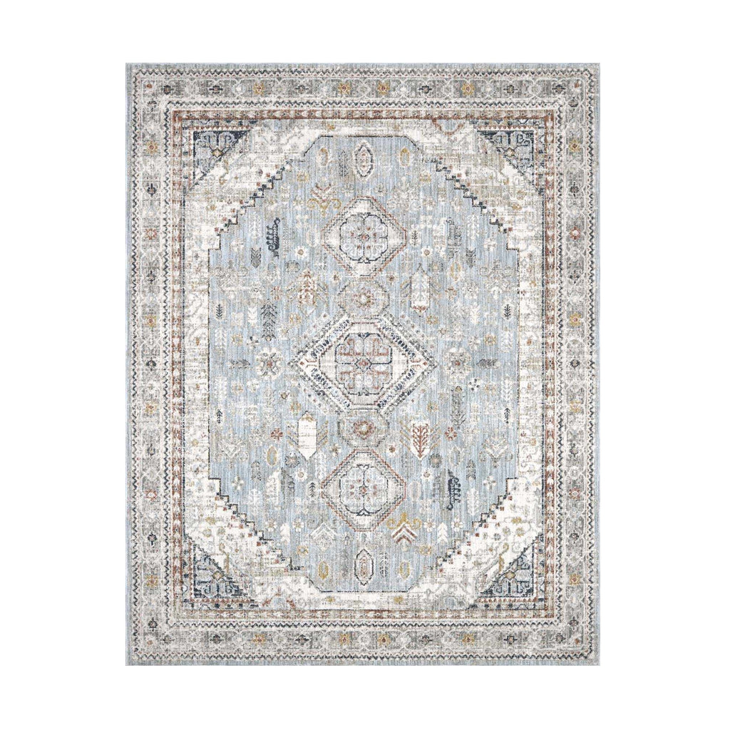 Kouta Gray Blue Area Rug