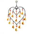 Heart Chime sacred space home decor hanging brass bells