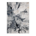 Kirkland Dark Blue Marble Rug