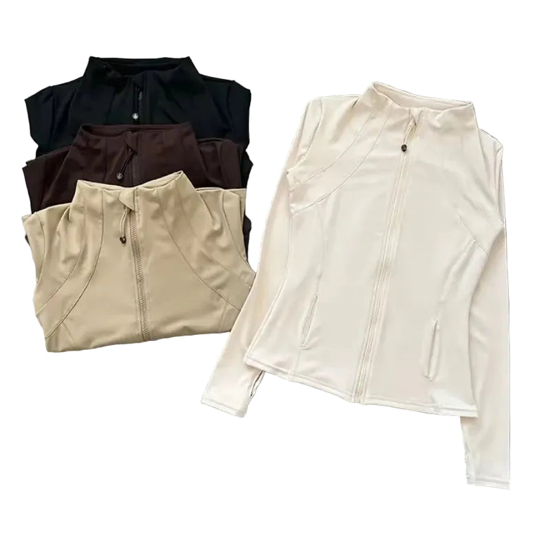 Woman Long Sleeve Sports Jackets