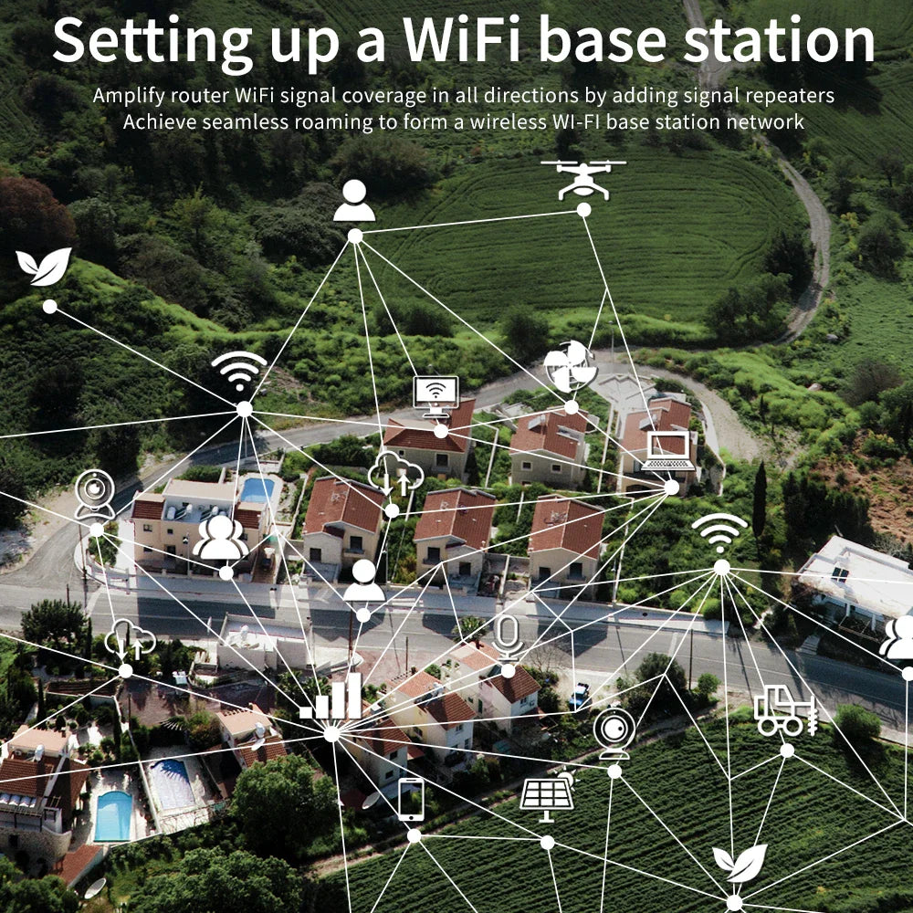 Solar Dual Band WiFi Repeater