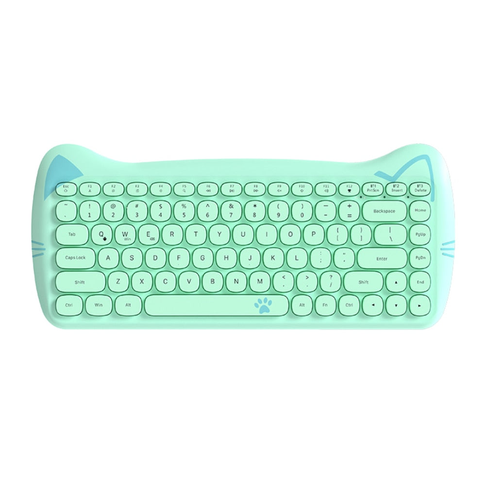 Cat Wireless Keyboard Mouse