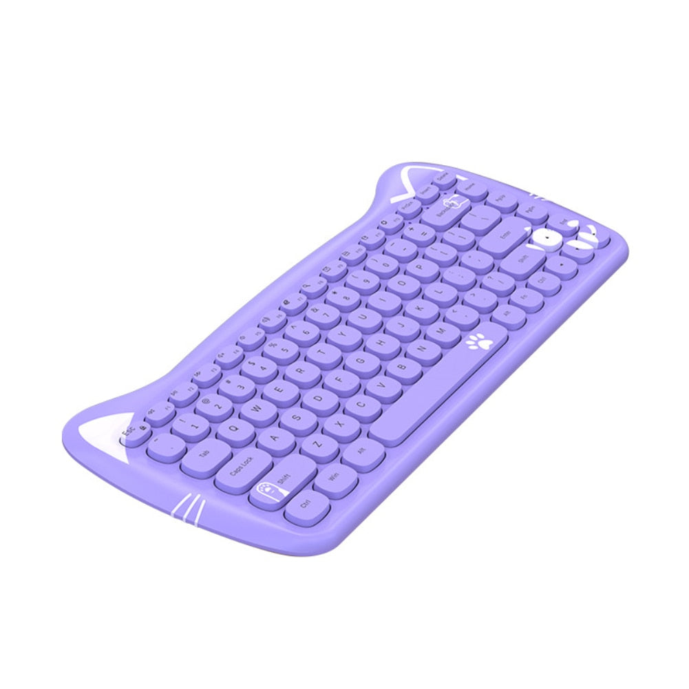 Cat Wireless Keyboard Mouse