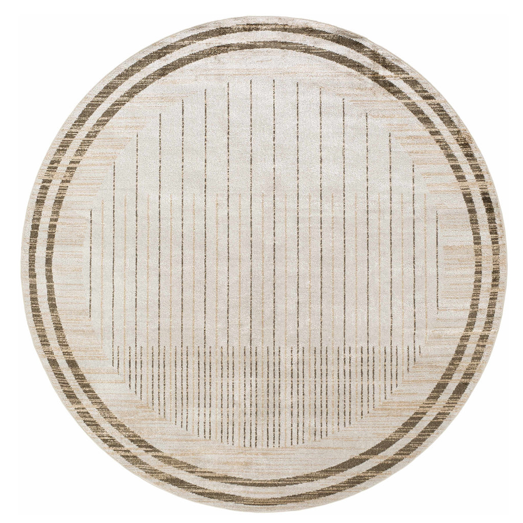 Thad Beige Washable Area Rug