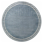 Thad Blue Washable Area Rug