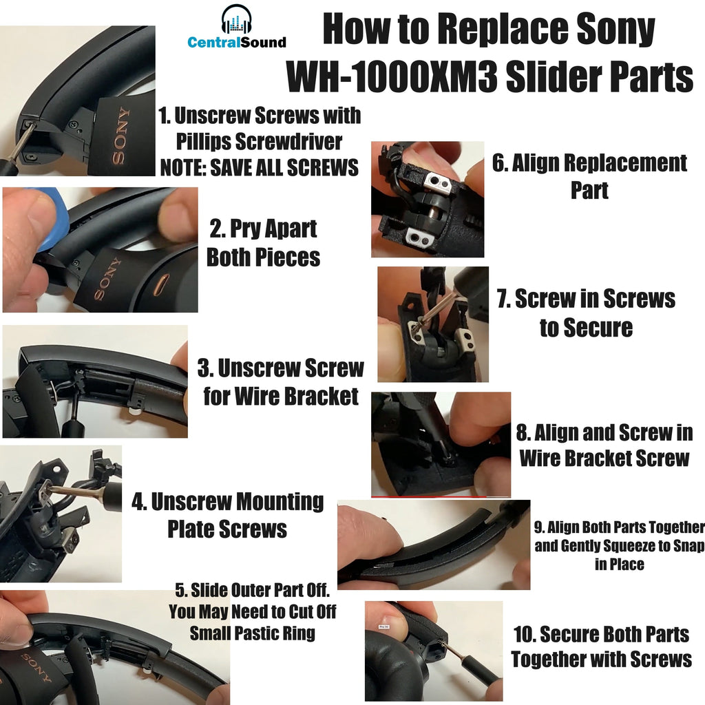 Replacement Side Cover Slider Parts Upgrade Kit