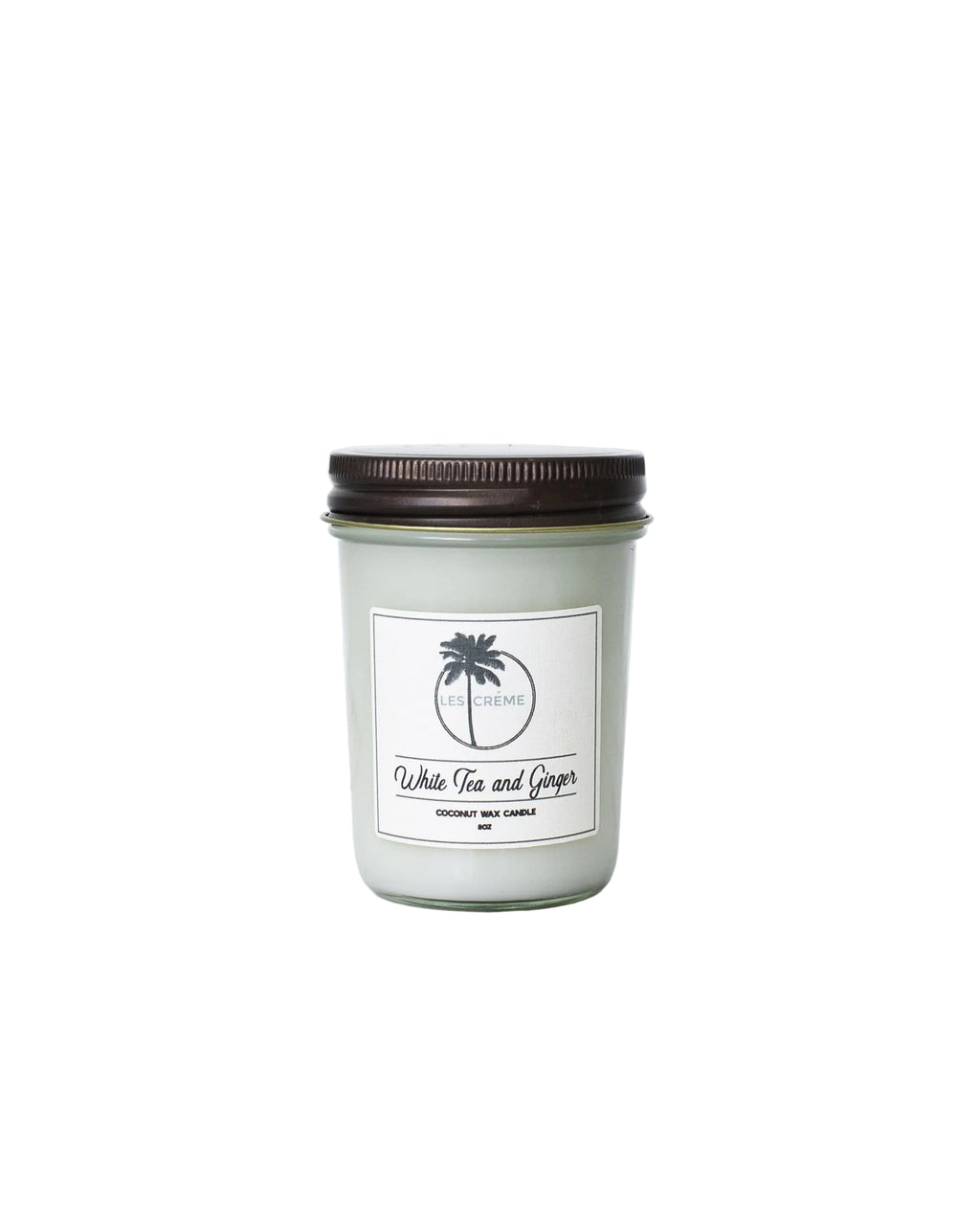 White Tea + Ginger Scent Coconut Wax Candle