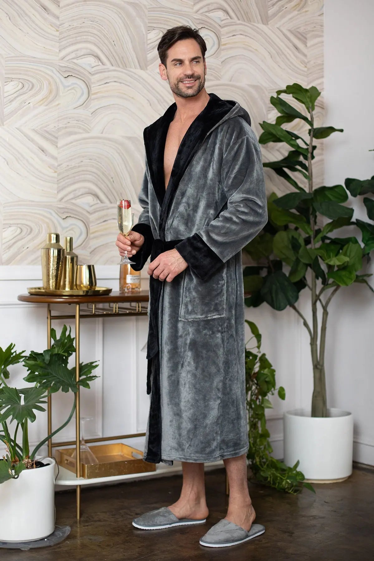 Men’s Robe with Hood