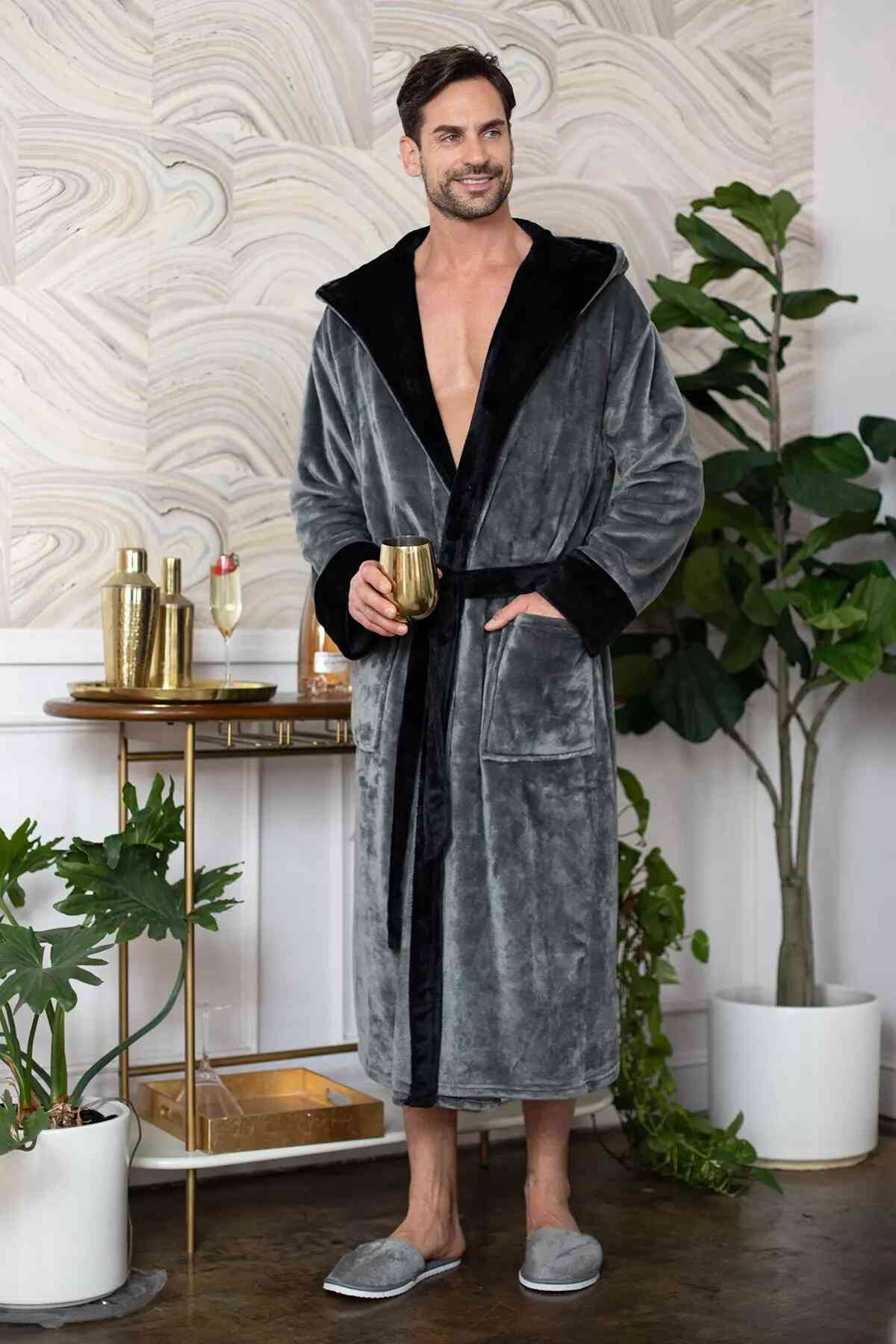 Men’s Robe with Hood