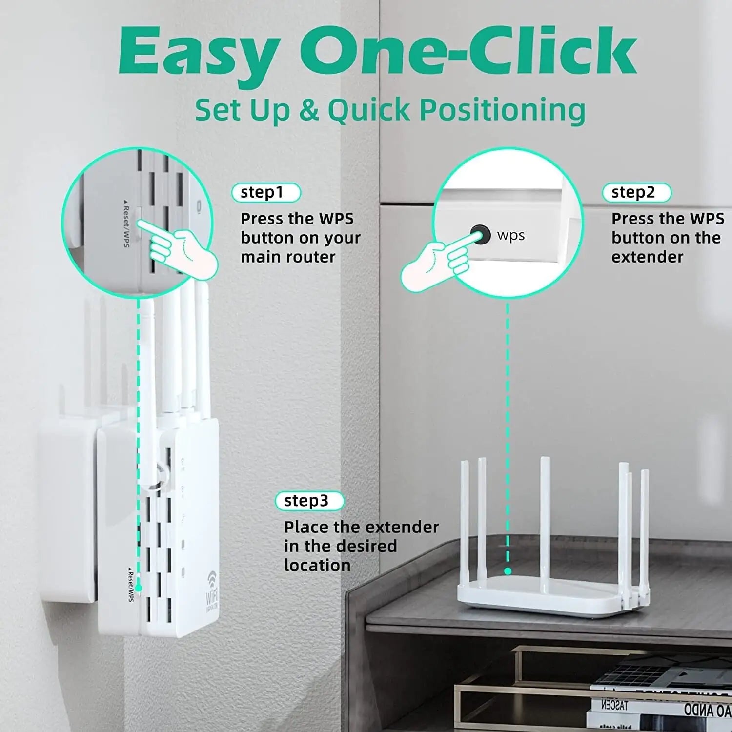 Wireless WiFi Range Extender