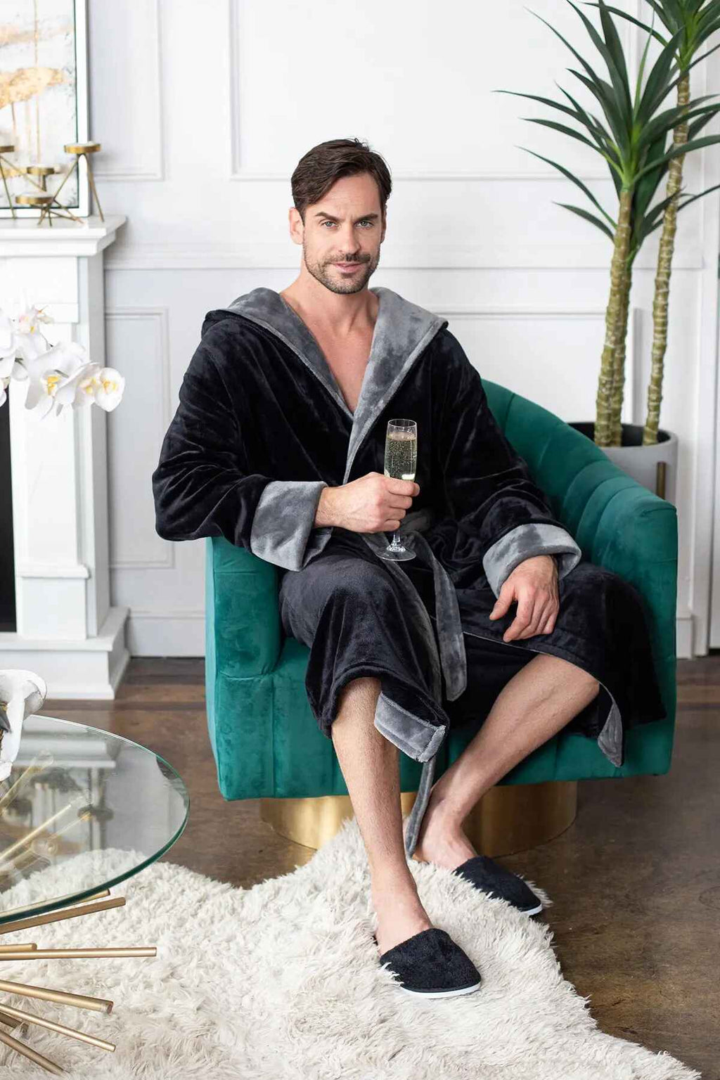 Men’s Robe with Hood